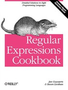 Regular Expressions Cookbook