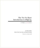 The not so short introduction to LaTeX 2e